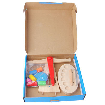 Pesando a escala de madeira Toy Montessori Balance Scale do equilíbrio de 10CM