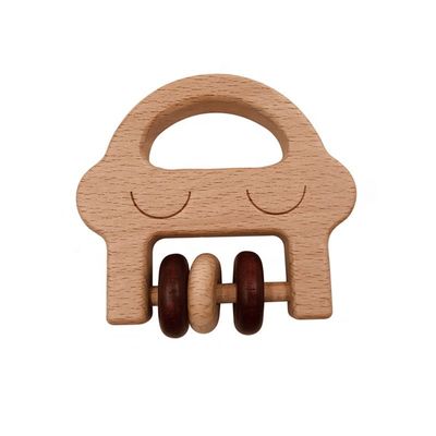 Doutores Ajuste de madeira de Teether da madeira médica do silicone de 5.5cm