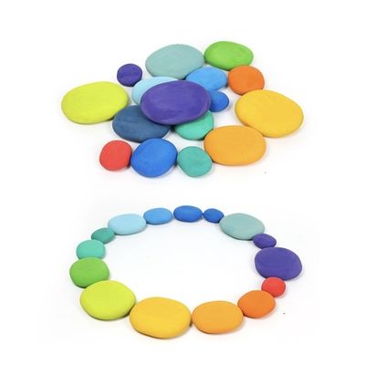 os blocos de apartamentos de madeira do número de 32pcs Digitas equilibram blocos para crianças