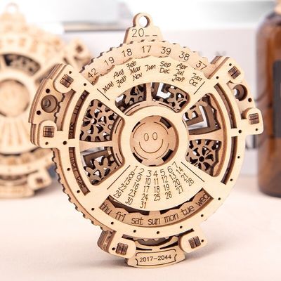 1cm 3d que combinam o enigma perpétuo da caixa de madeira do enigma obstrui brinquedos de madeira