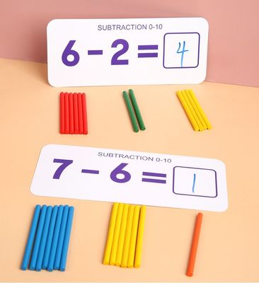15cm Nontoxic Montessori que conta a placa de madeira da multiplicação da placa