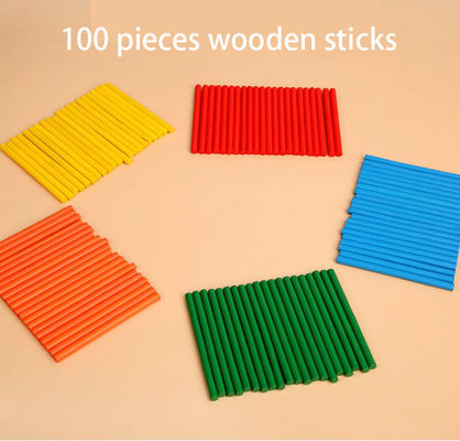 15cm Nontoxic Montessori que conta a placa de madeira da multiplicação da placa
