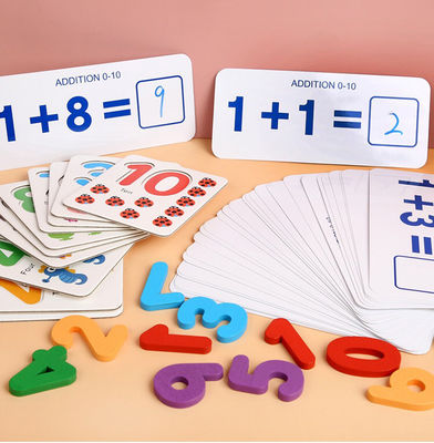 15cm Nontoxic Montessori que conta a placa de madeira da multiplicação da placa