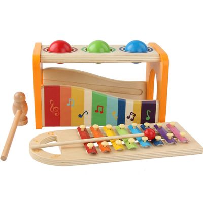 8 dos instrumentos de madeira do xilofone das crianças do piano das notas brinquedos educacionais