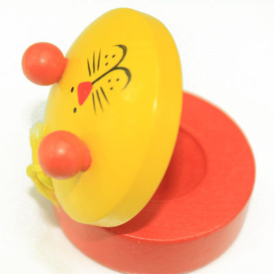 Válvula de madeira Toy Handle Musical Instruments das castanholas 2.5cm
