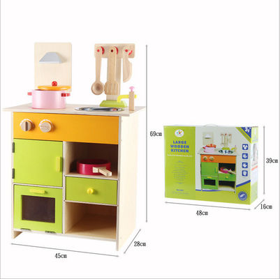 a cozinha diminuta de madeira de 69cm ajustou a cozinha de madeira de 48cm Minnie Mouse