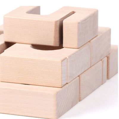 O número de madeira de Jenga do equilíbrio obstrui blocos de apartamentos de madeira enormes dos brinquedos 16cm