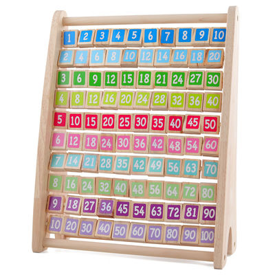 Multiplicação Nontoxic Montessori Toy Counting Wooden Blocks aritmético da tabela