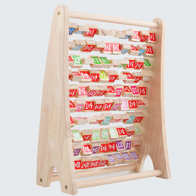 Multiplicação Nontoxic Montessori Toy Counting Wooden Blocks aritmético da tabela