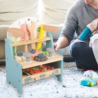 Ferramentas da bancada de InteractiveWooden da criança do pai para o desenvolvimento da inteligência
