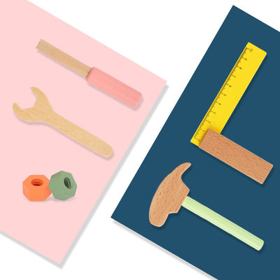 Ferramentas da bancada de InteractiveWooden da criança do pai para o desenvolvimento da inteligência