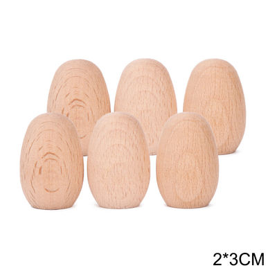 brinquedos de madeira educacionais de Montessori do empilhador do arco-íris 6pcs
