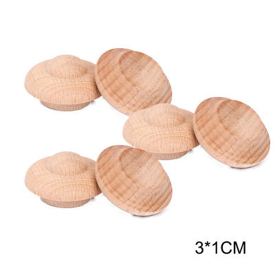 brinquedos de madeira educacionais de Montessori do empilhador do arco-íris 6pcs