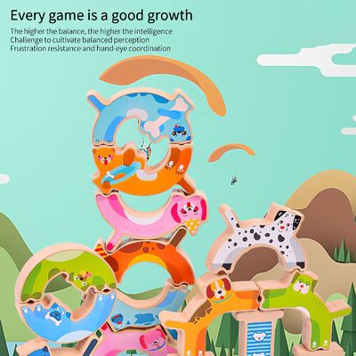 Do cão educacional da lua do ODM jogos animais do equilíbrio para crianças