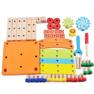 Cadeira de madeira Toy With Water Based Painted das crianças de Montessori