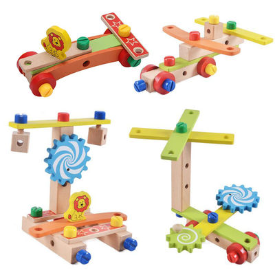 Cadeira de madeira Toy With Water Based Painted das crianças de Montessori