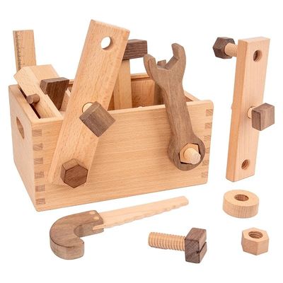 Conjunto de ferramentas multifuncional de madeira do reparo de Montessori para meninos