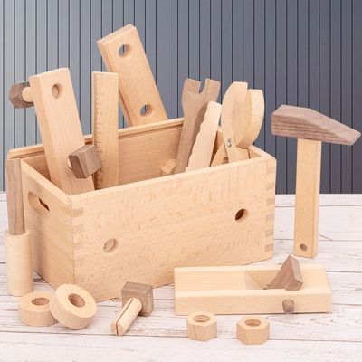 Conjunto de ferramentas multifuncional de madeira do reparo de Montessori para meninos