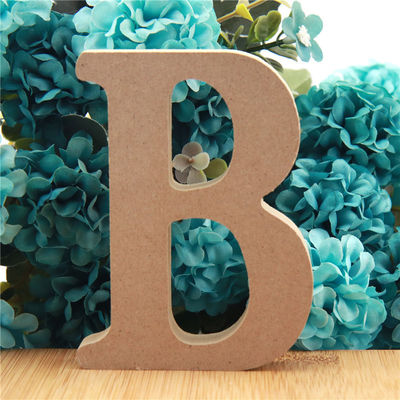 Alfabeto 3.94in de madeira ereto Nontoxic das letras para o casamento