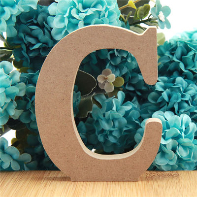 Alfabeto 3.94in de madeira ereto Nontoxic das letras para o casamento