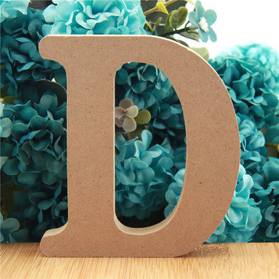 Alfabeto 3.94in de madeira ereto Nontoxic das letras para o casamento