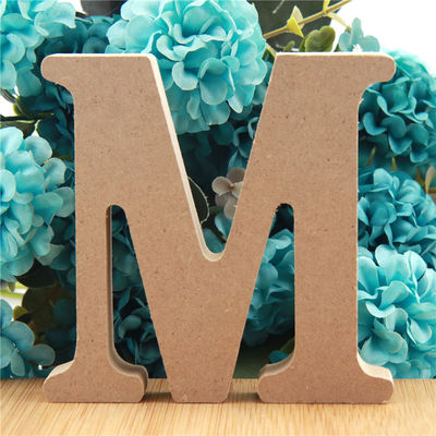 Alfabeto 3.94in de madeira ereto Nontoxic das letras para o casamento