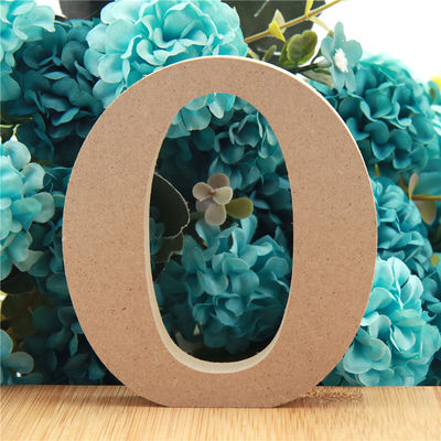 Alfabeto 3.94in de madeira ereto Nontoxic das letras para o casamento