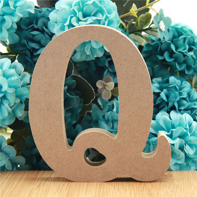 Alfabeto 3.94in de madeira ereto Nontoxic das letras para o casamento
