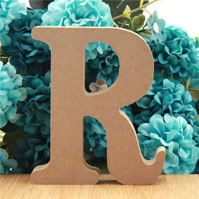 Alfabeto 3.94in de madeira ereto Nontoxic das letras para o casamento