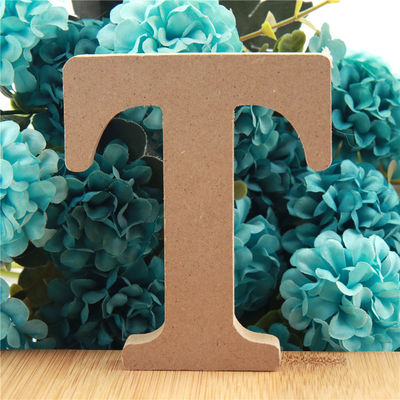 Alfabeto 3.94in de madeira ereto Nontoxic das letras para o casamento