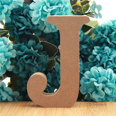 Alfabeto 3.94in de madeira ereto Nontoxic das letras para o casamento