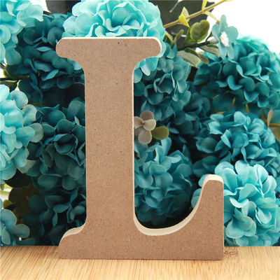 Alfabeto 3.94in de madeira ereto Nontoxic das letras para o casamento