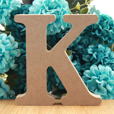 Alfabeto 3.94in de madeira ereto Nontoxic das letras para o casamento