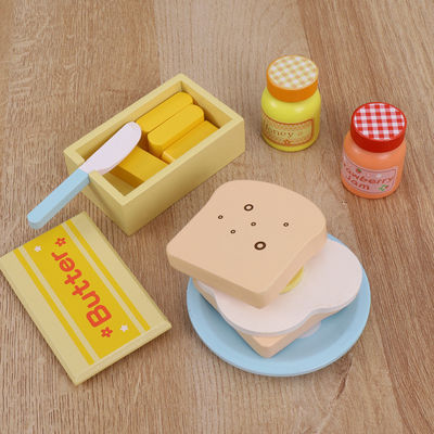 A educação adiantada das crianças unisex de madeira finge brinquedos da cozinha