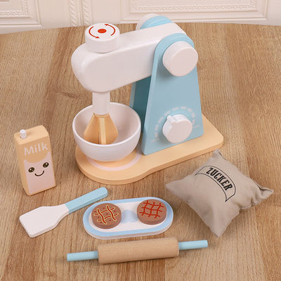 A educação adiantada das crianças unisex de madeira finge brinquedos da cozinha