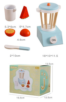 A educação adiantada das crianças unisex de madeira finge brinquedos da cozinha