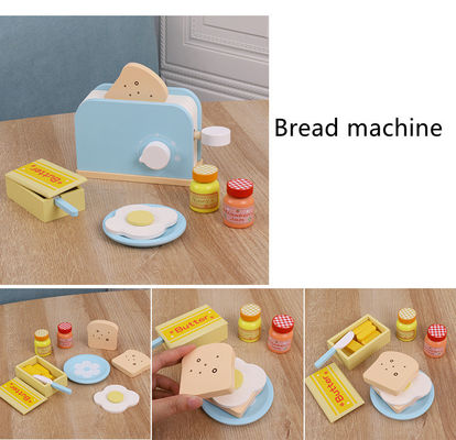 A educação adiantada das crianças unisex de madeira finge brinquedos da cozinha