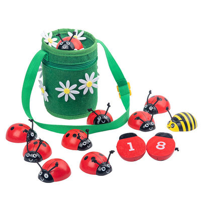 Brinquedos matemáticos de madeira Nontoxic de Montessori para crianças