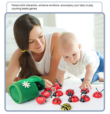 Brinquedos matemáticos de madeira Nontoxic de Montessori para crianças