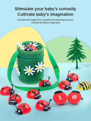 Brinquedos matemáticos de madeira Nontoxic de Montessori para crianças