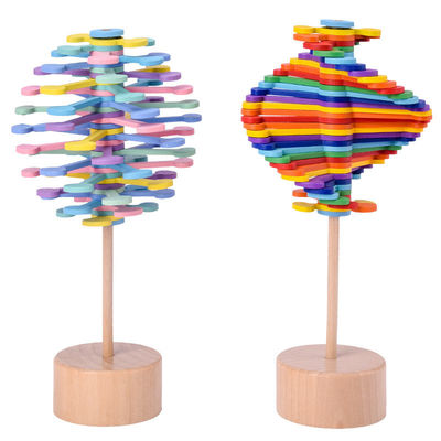 Brinquedos de Marca Dragon Color Montessori Wooden Decompression