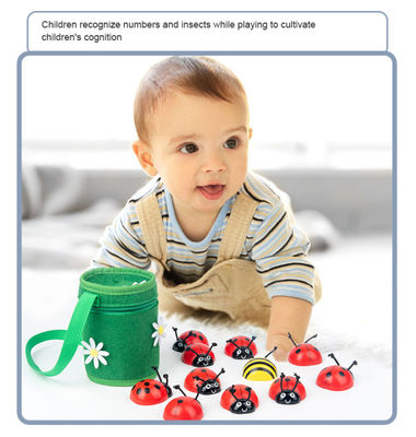 Brinquedos matemáticos de madeira Nontoxic de Montessori para crianças