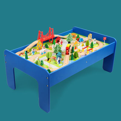 Construtor Wooden Board Game de Mini Wooden 88pcs City Road