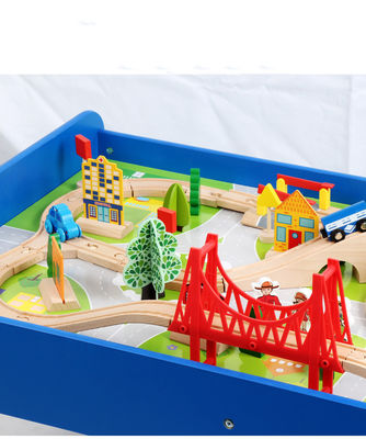 Construtor Wooden Board Game de Mini Wooden 88pcs City Road
