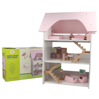 Água - baseou crianças de revestimento de Mini Wooden Simulation House For