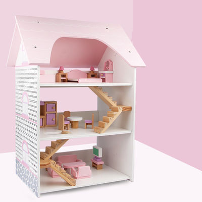 Água - baseou crianças de revestimento de Mini Wooden Simulation House For