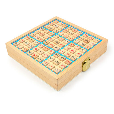 Jogos de madeira Nontoxic de Sudoku para o desenvolvimento intelectual