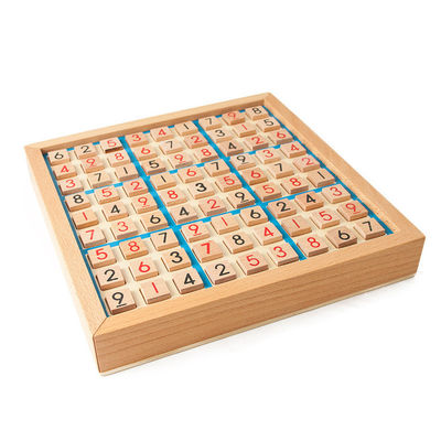 Jogos de madeira Nontoxic de Sudoku para o desenvolvimento intelectual