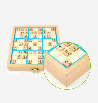 Jogos de madeira Nontoxic de Sudoku para o desenvolvimento intelectual