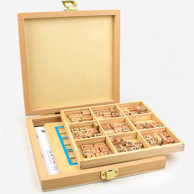Jogos de madeira Nontoxic de Sudoku para o desenvolvimento intelectual